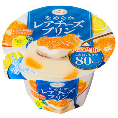 Tarami レアチーズプリン 80kcal 230g 商品情報 フルーツゼリーのたらみ Tarami レアチーズプリン 80kcal 230g 商品情報 フルーツゼリーのたらみ