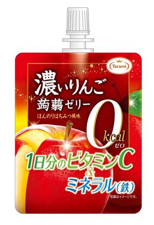 濃いりんご0kcal蒟蒻ゼリー 商品情報 フルーツゼリーのたらみ 濃いりんご0kcal蒟蒻ゼリー 商品情報 フルーツゼリーのたらみ