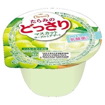 たらみのどっさり マスカットヨーグルトデザート 商品情報 フルーツゼリーのたらみ たらみのどっさり マスカットヨーグルトデザート 商品情報 フルーツゼリーのたらみ