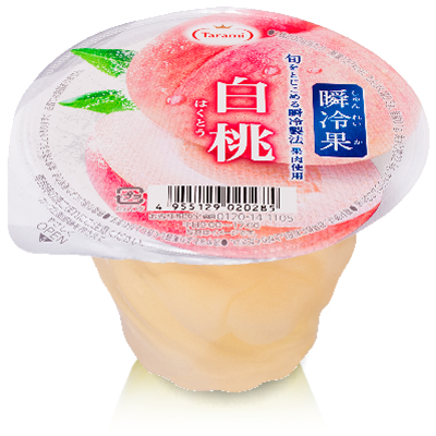 瞬冷果 白桃 商品情報 フルーツゼリーのたらみ 瞬冷果 白桃 商品情報 フルーツゼリーのたらみ