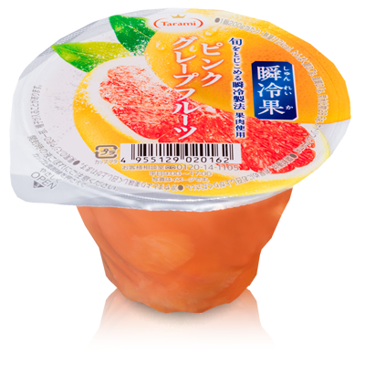 瞬冷果 ピンクグレープフルーツ 商品情報 フルーツゼリーのたらみ 瞬冷果 ピンクグレープフルーツ 商品情報 フルーツゼリーのたらみ