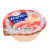 バラエティゼリー シリーズ あらごし贅沢 完熟白桃