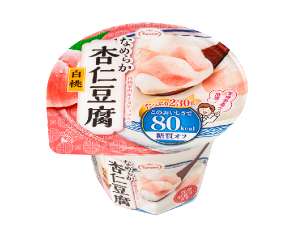 Tarami なめらか杏仁豆腐白桃 80kcal