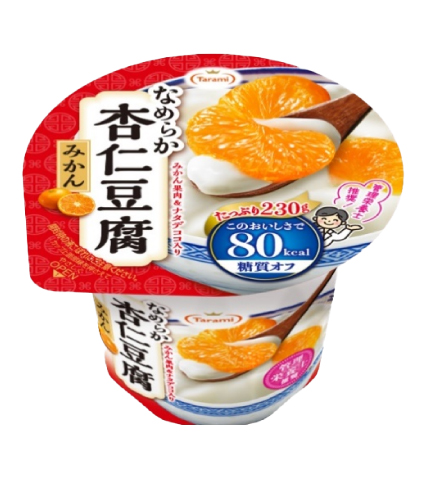 Tarami なめらか杏仁豆腐みかん 80kcal 230g