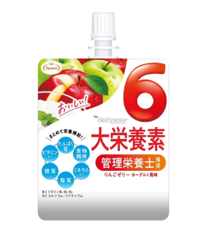 FRUIT ENERGY 6大栄養素 りんごゼリーヨーグルト風味 – 株式会社たらみ