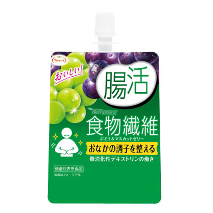 FRUIT ENERGY 腸活 食物繊維 ぶどう＆マスカットゼリー