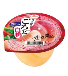 甘くって濃いたらみのごろっと白桃