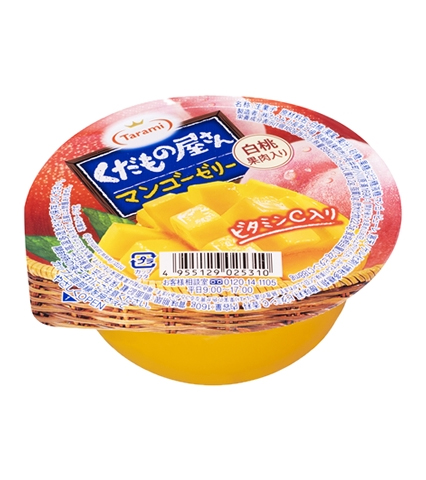 マンゴーゼリー 白桃果肉入り