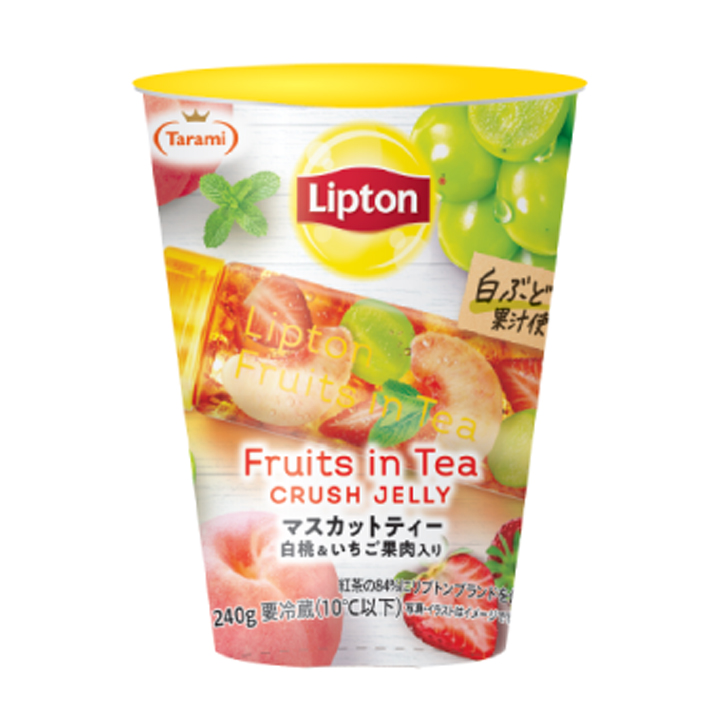 リプトン飲むゼリー Fruits in Tea CRUSH JELLY マスカットティー