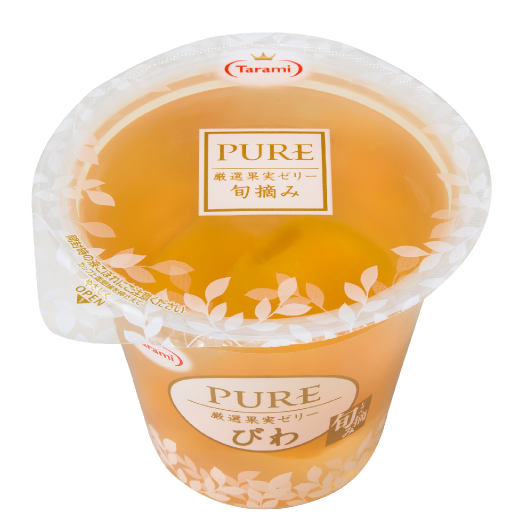 PURE びわ – 株式会社たらみ – フルーツゼリー/デザート